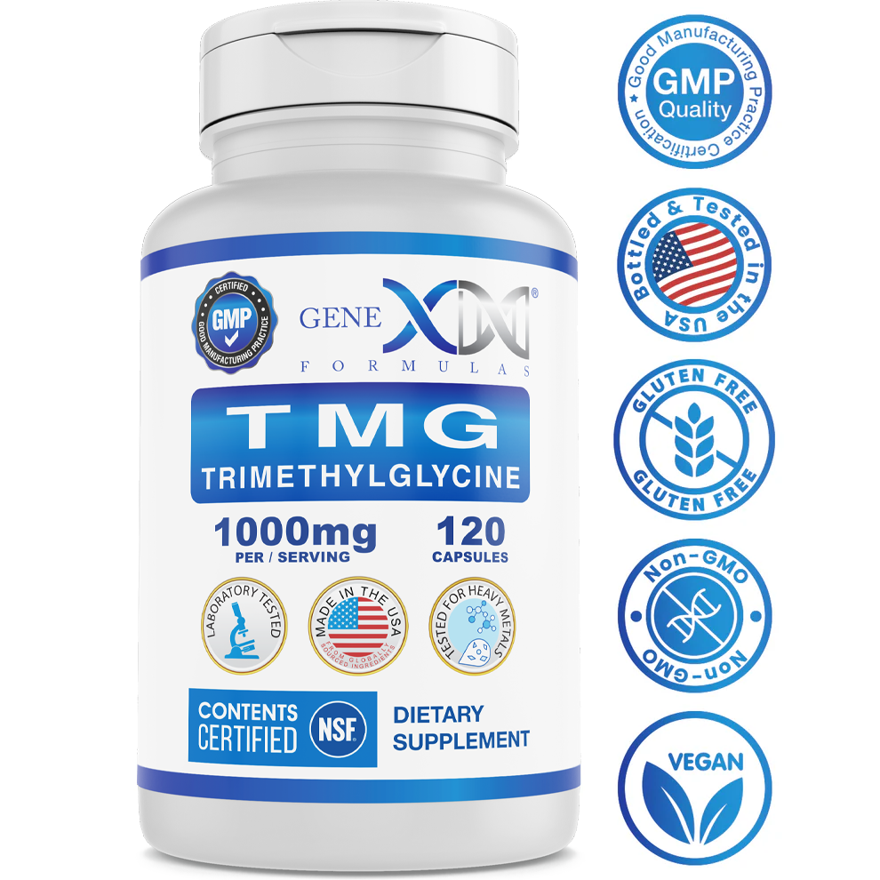 Genex TMG Trimethylglycine 1000mg (30-Day Supply)