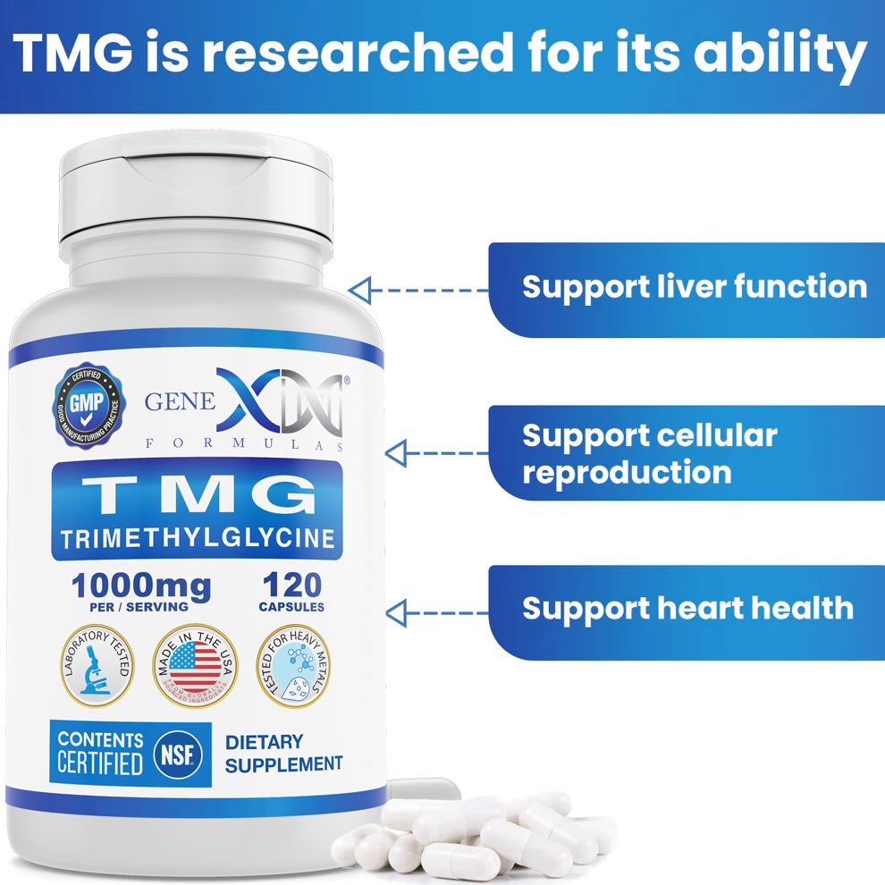 Genex TMG Trimethylglycine 1000mg (30-Day Supply)