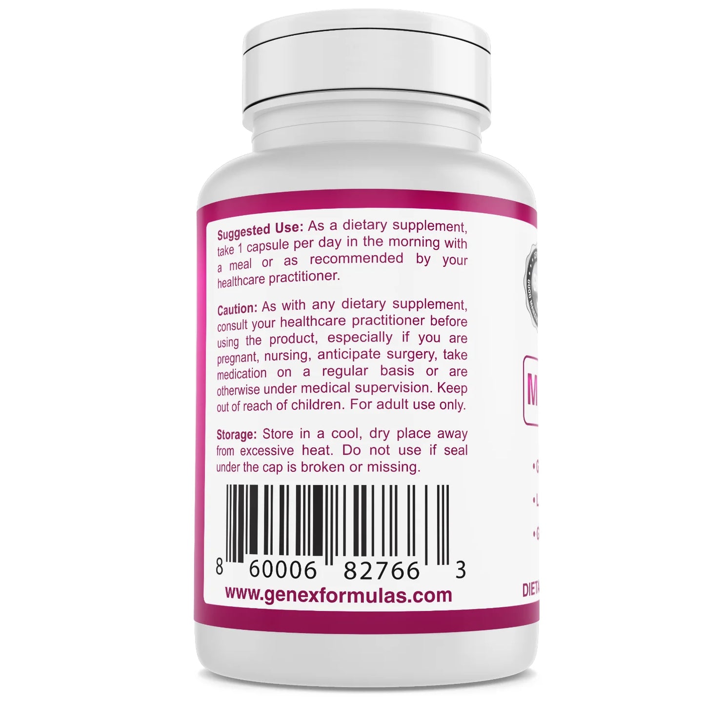 Genex Milk Thistle 400mg (60 Capsules)