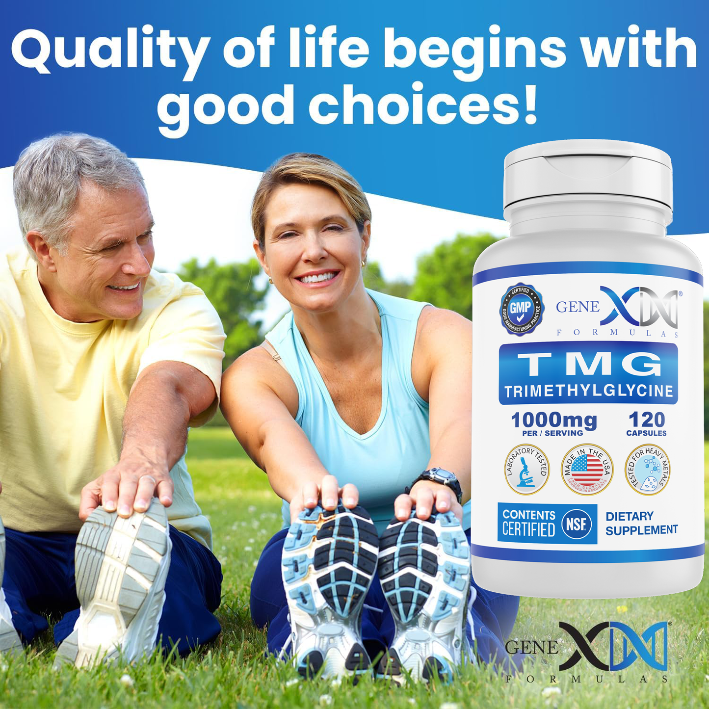 Genex TMG Trimethylglycine 1000mg (30-Day Supply)