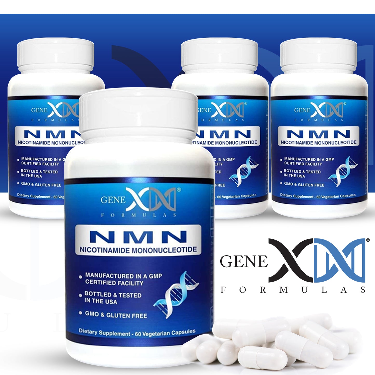 Genex 250mg NMNs Nicotinamide Mononucleotide (4 pack)