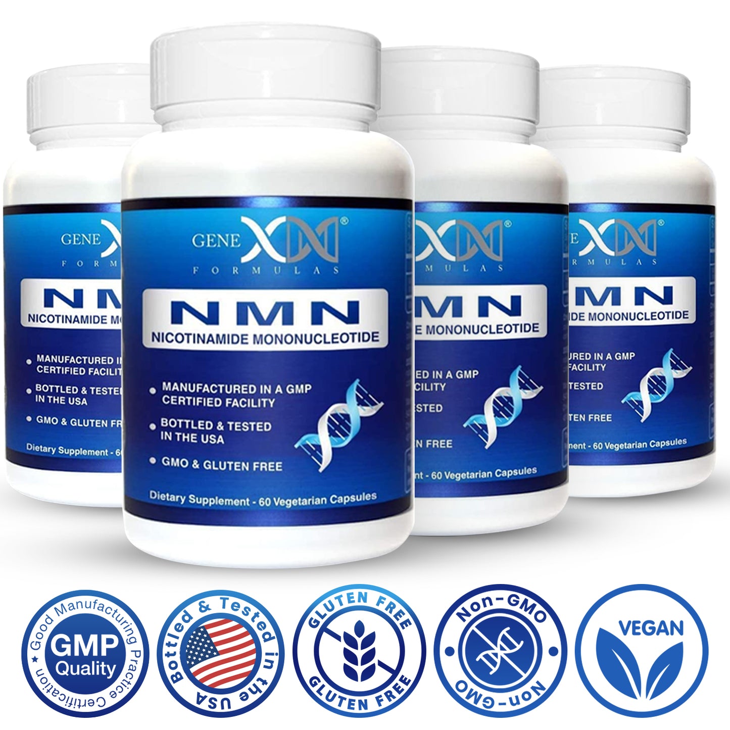 Genex 250mg NMNs Nicotinamide Mononucleotide (4 pack)