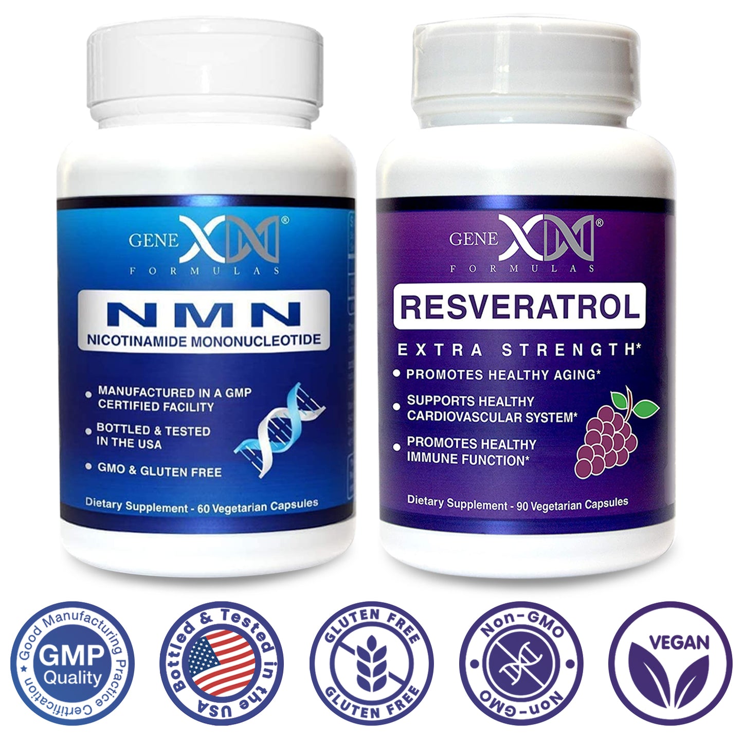 NMN and Resveratrol Dynamic Duo