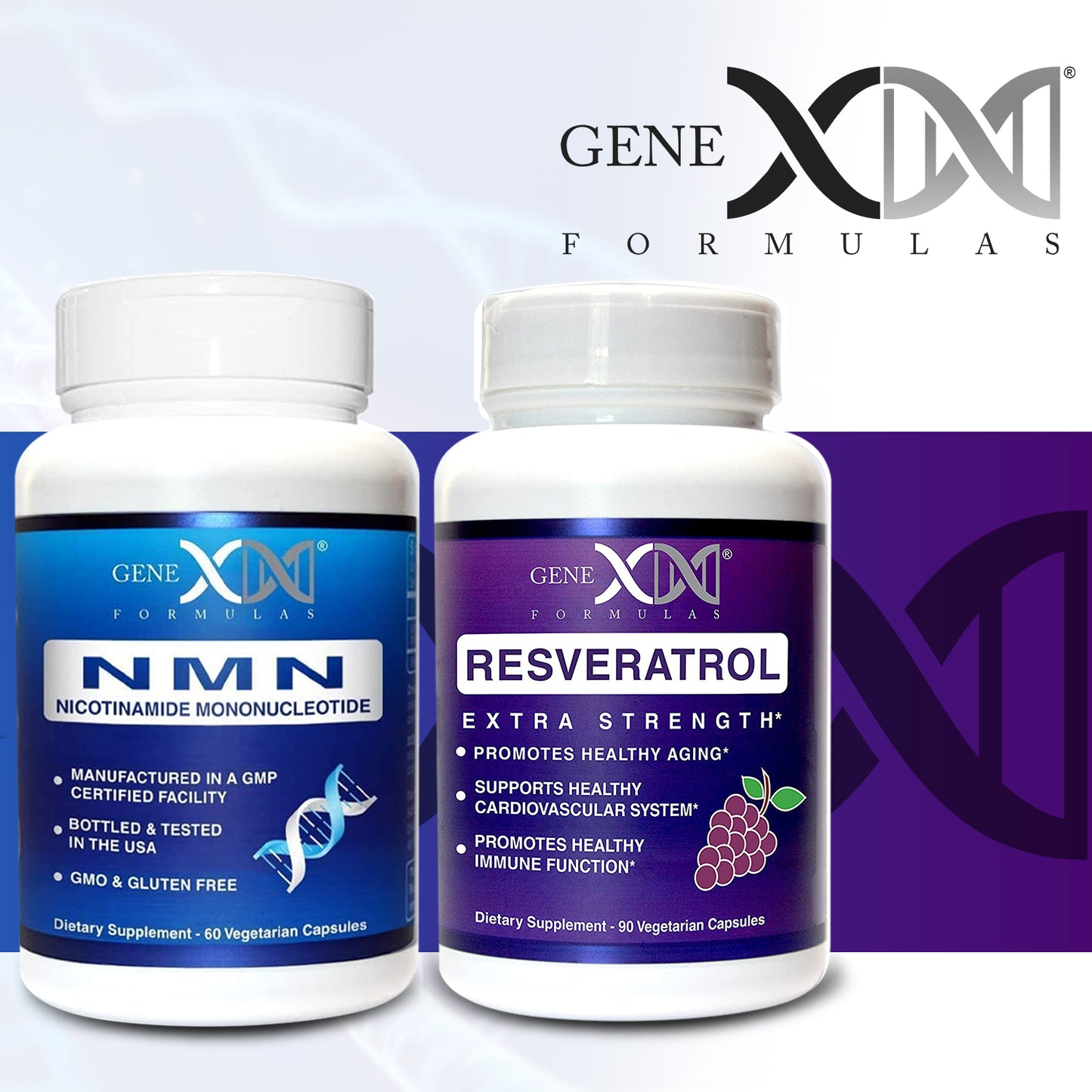 NMN and Resveratrol Dynamic Duo