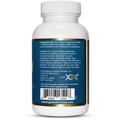 Genex Vitamin B-Complex Proprietary Organic Blend (60 Capsules)