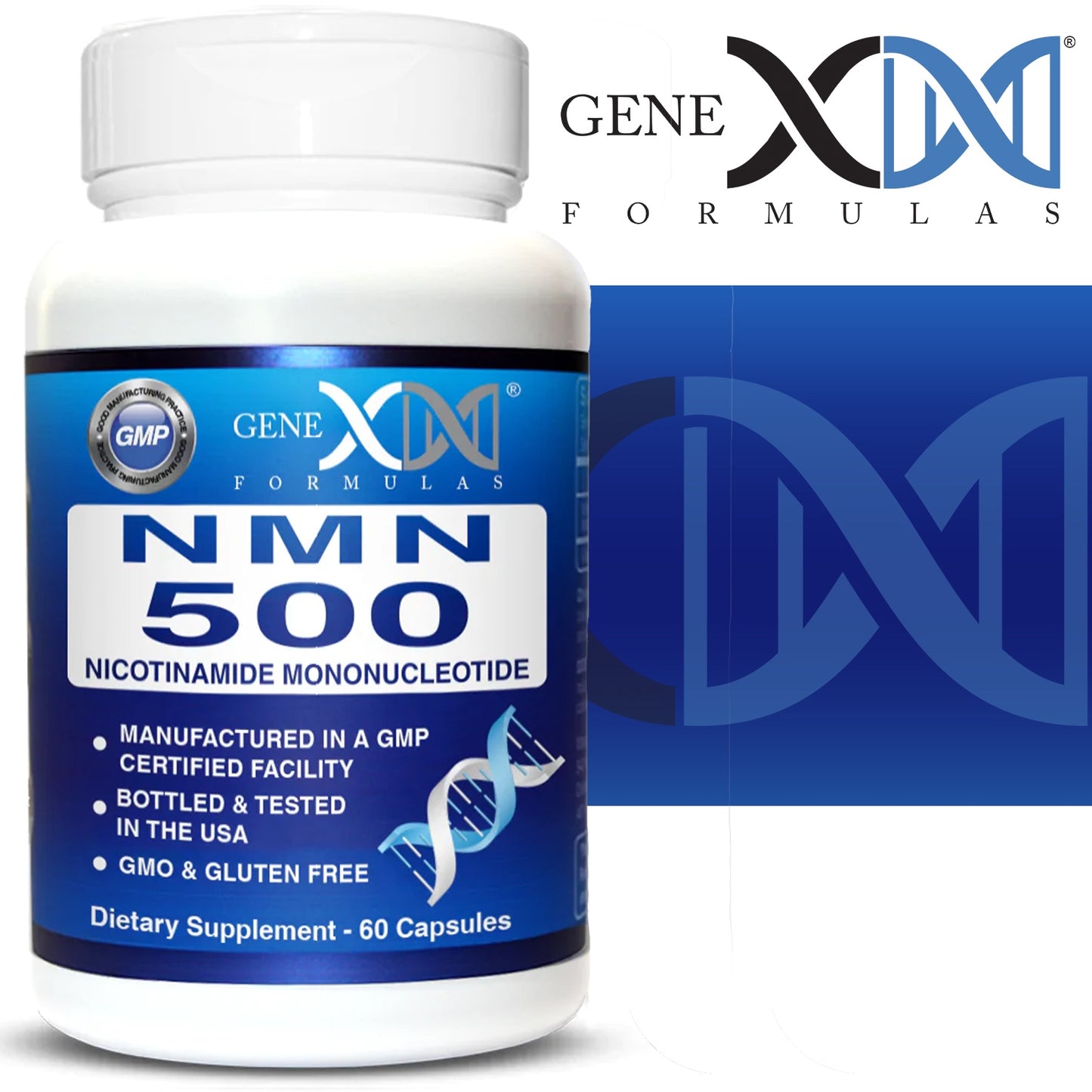 NMN Nicotinamide Mononucleotide Supplement 500mg (60 Capsules)