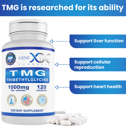 Genex TMG Trimethylglycine 1000mg (30-Day Supply)