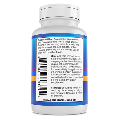 Genex Formulas 4-in-1 NMN 500mg, TMG 250mg, Quercetin 150mg, Resveratrol 150mg Serving