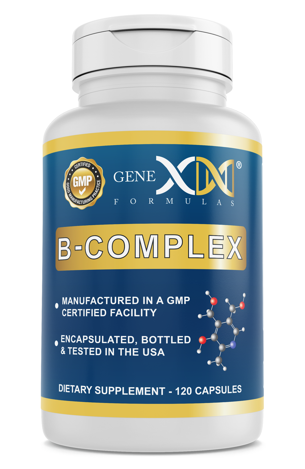 Genex Super B-Complex Proprietary Organic Blend (120 Capsules) – Genex ...