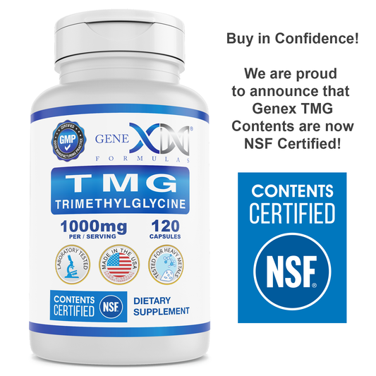 Genex TMG Trimethylglycine 1000mg (30-Day Supply)
