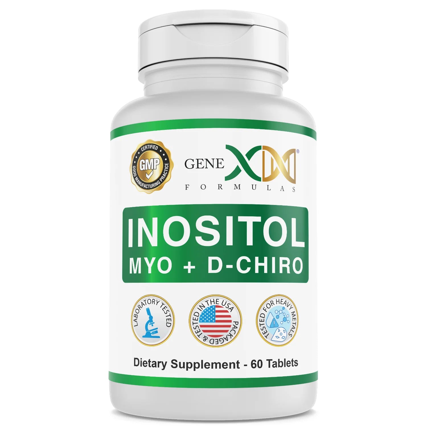 Myo-Inositol 2000mg | D-Chiro Inositol 50mg | 60 Capsules | 30 Serving ...