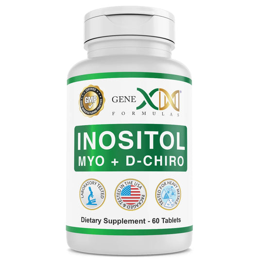 Myo-Inositol 2000mg | D-Chiro Inositol 50mg | 60 Capsules | 30 Servings