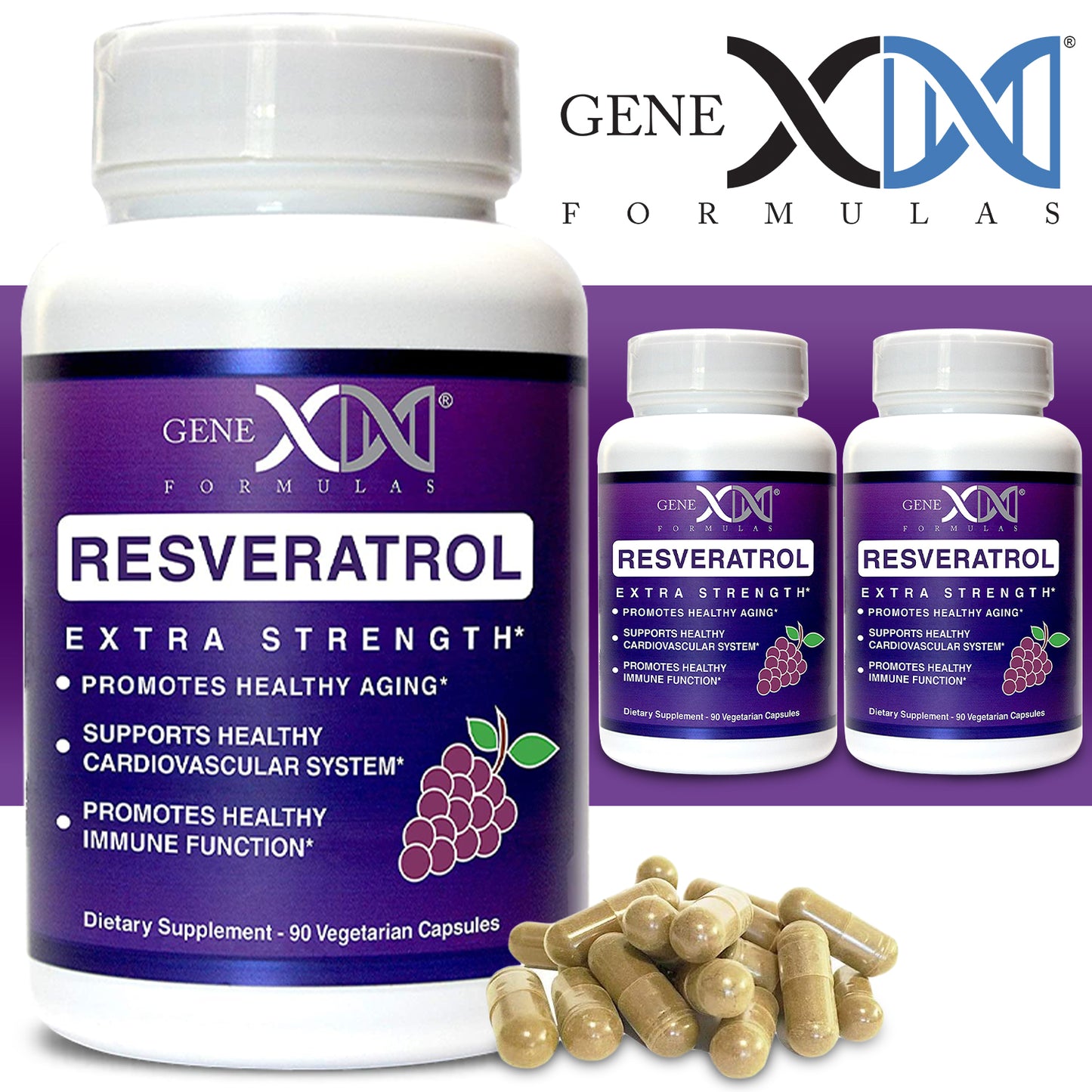 Resveratrol 1500mg Extra Strength (3-Pack )