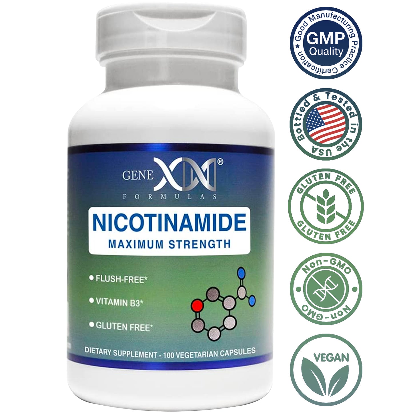 Nicotinamide 500mg (100 Capsules)