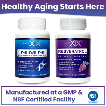 NMN and Resveratrol Dynamic Duo