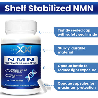 Genex 250mg NMNs Nicotinamide Mononucleotide (3 Pack)