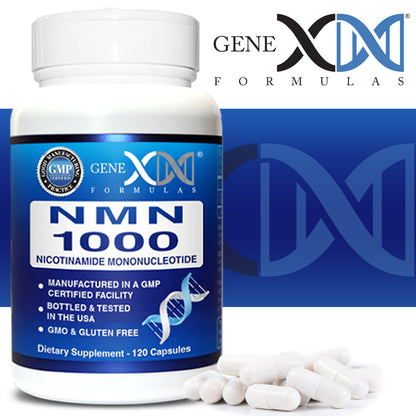 NMNs Nicotinamide Mononucleotide 1000mg per serving (120 Capsules)