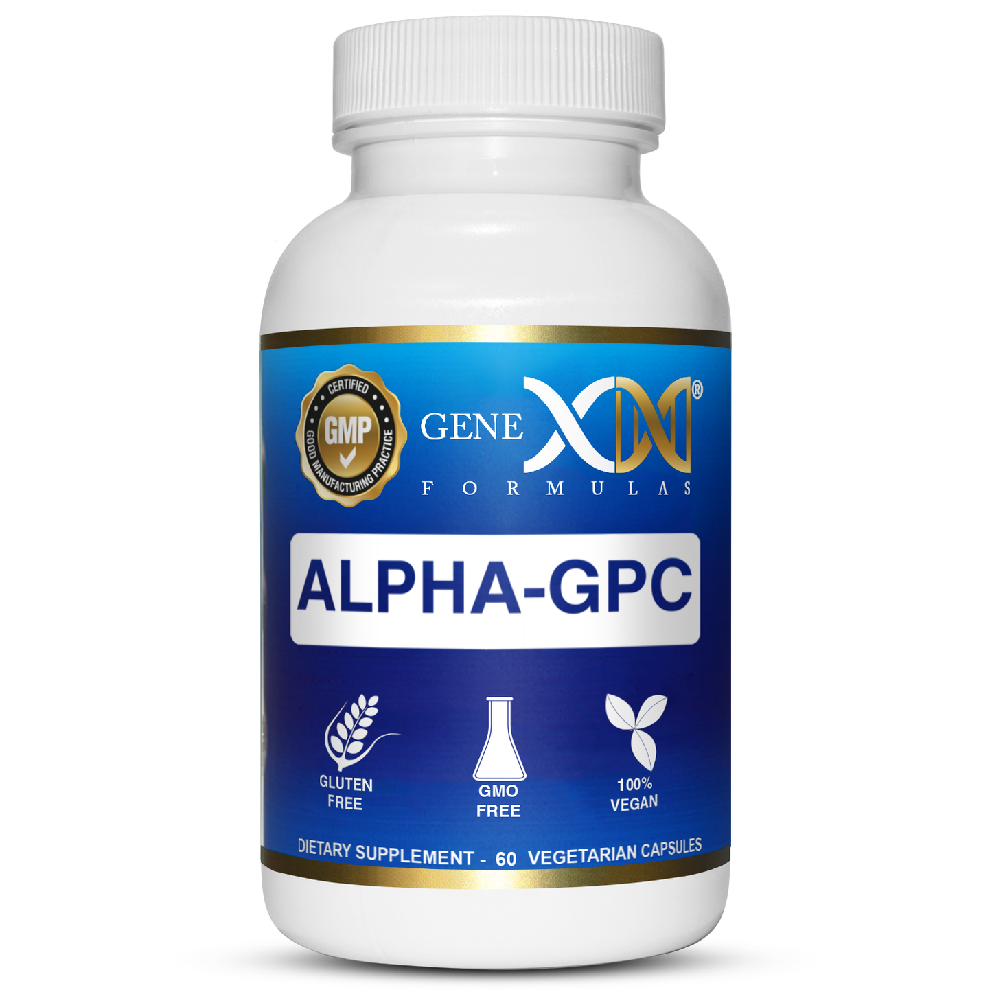 Genex Alpha GPC 600mg (60 Capsules)