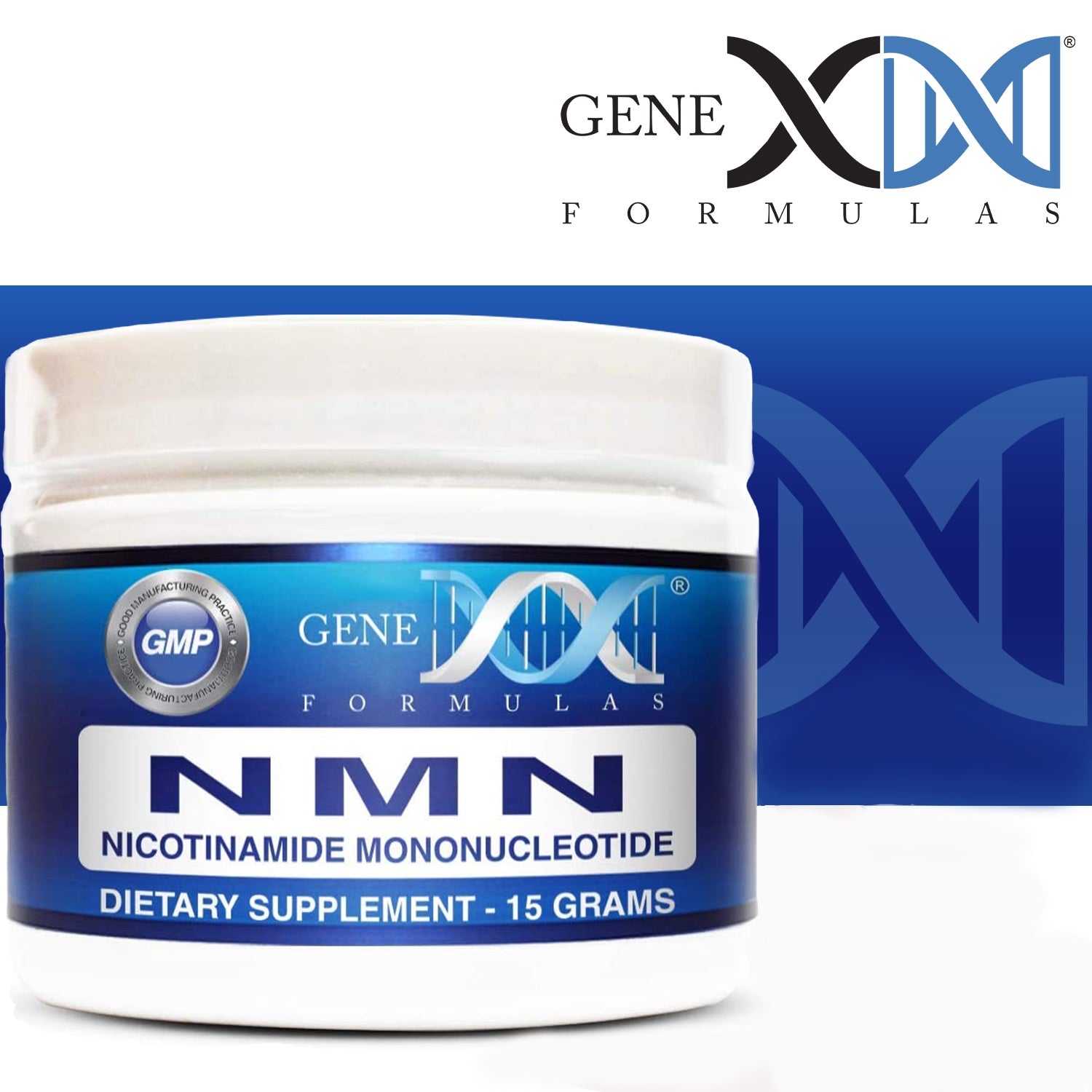 NMN nicotinamide mononucleotide powder dietary supplement 15 grams powder nmn Genex formulas 